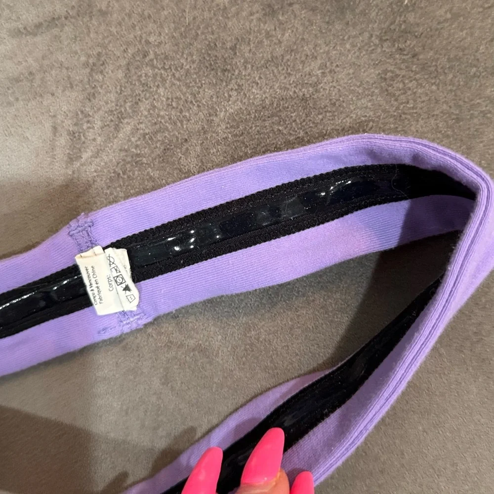 Lululemon Slipless Lavender Purple Headband
